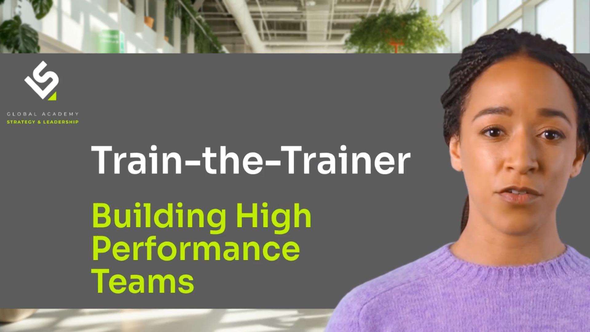 Train-the-Trainer on Building High Performance Teams